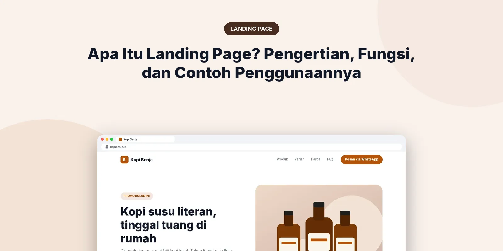 Apa Itu Landing Page? Pengertian, Fungsi, dan Contoh Penggunaannya