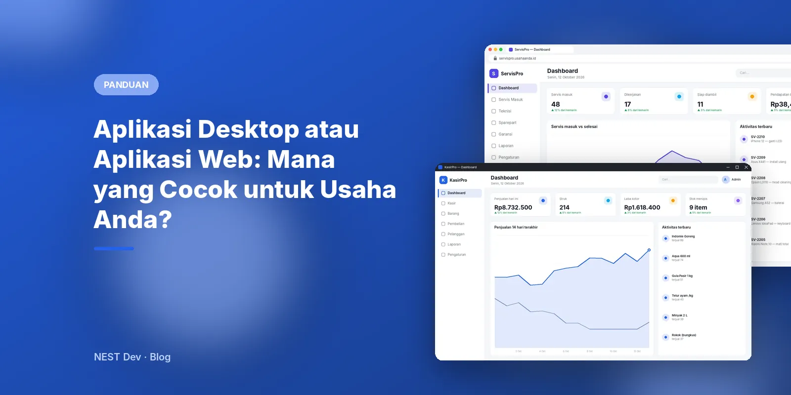 Aplikasi Desktop atau Aplikasi Web: Mana yang Cocok untuk Usaha Anda?