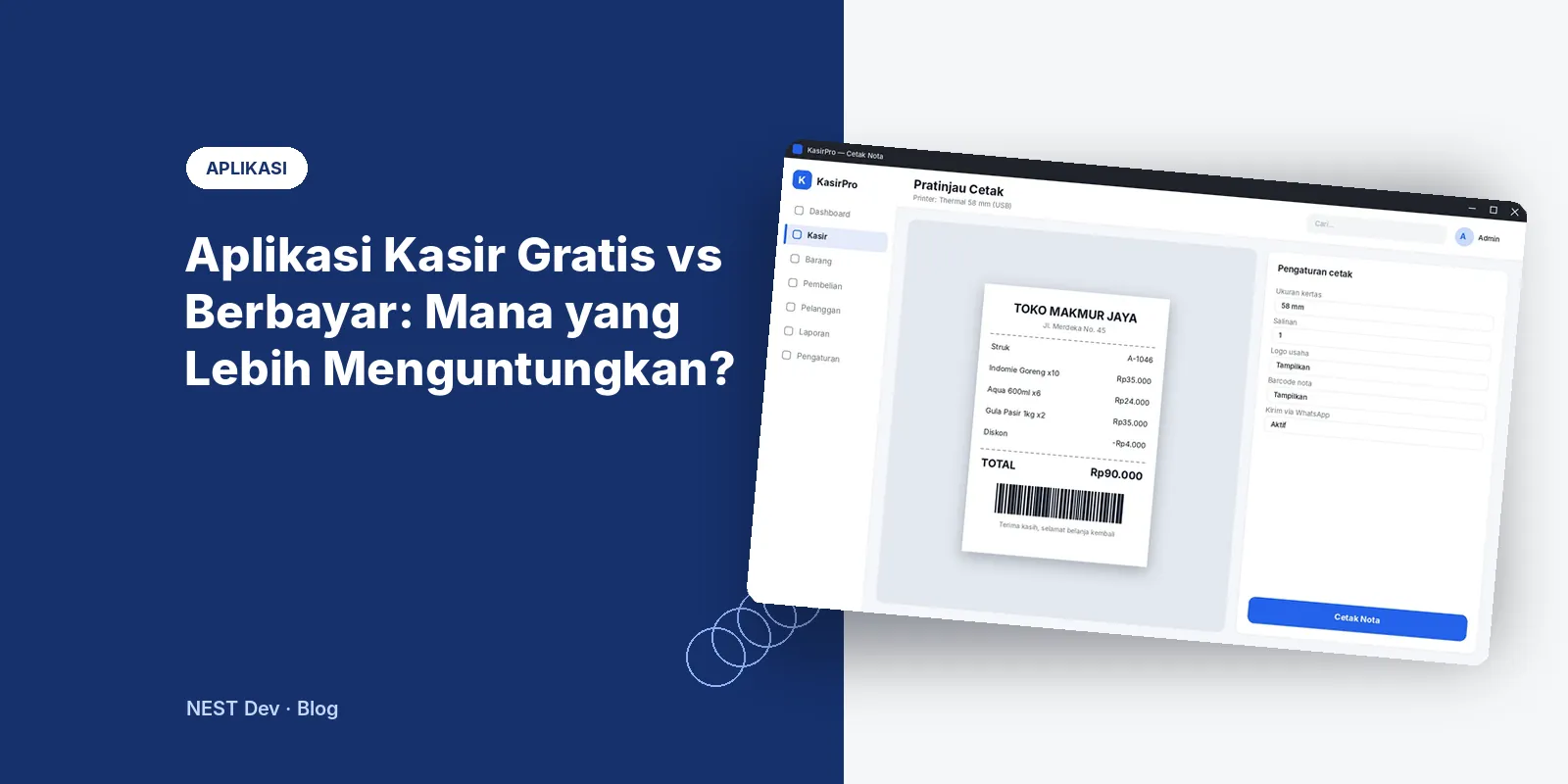 Aplikasi Kasir Gratis vs Berbayar: Mana yang Lebih Menguntungkan?