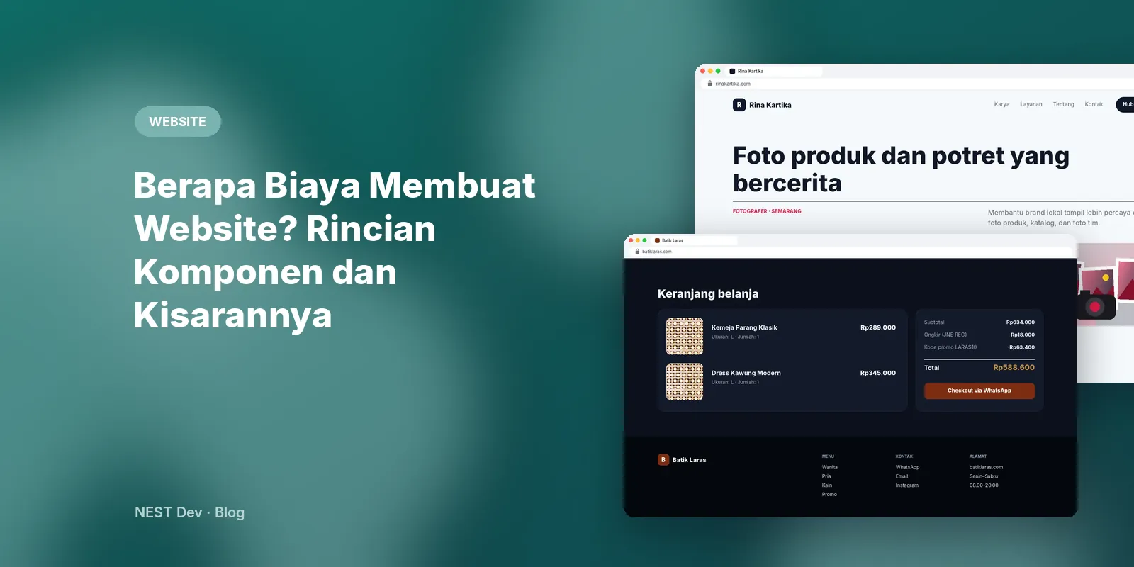 Berapa Biaya Membuat Website? Rincian Komponen dan Kisarannya