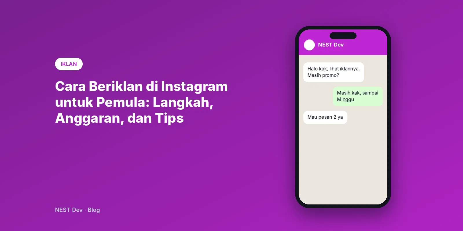 Cara Beriklan di Instagram untuk Pemula: Langkah, Anggaran, dan Tips