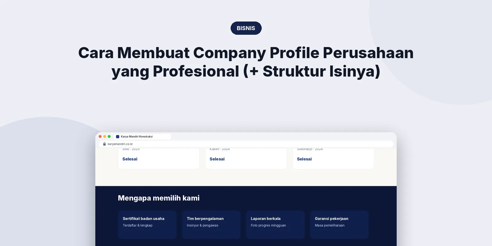 Cara Membuat Company Profile Perusahaan yang Profesional (+ Struktur Isinya)