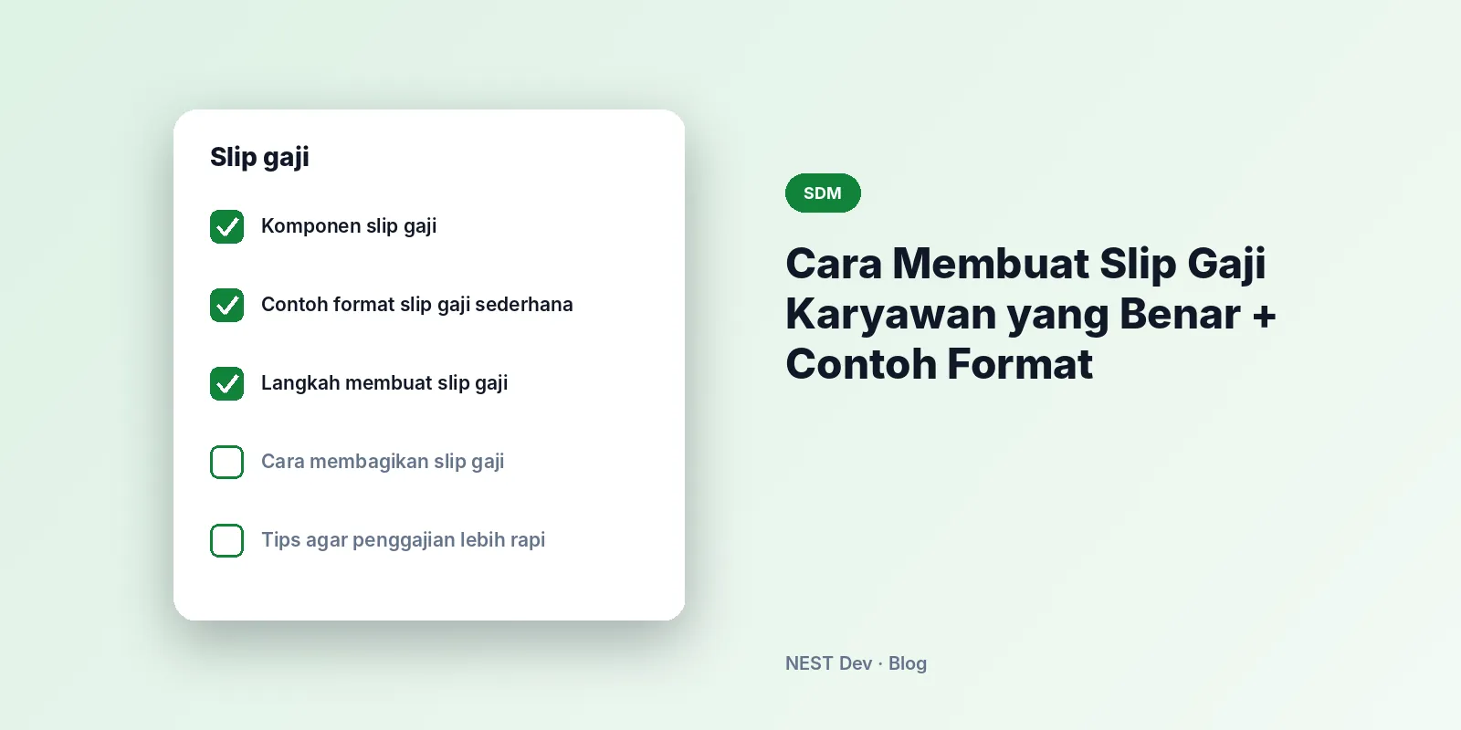 Cara Membuat Slip Gaji Karyawan yang Benar + Contoh Format