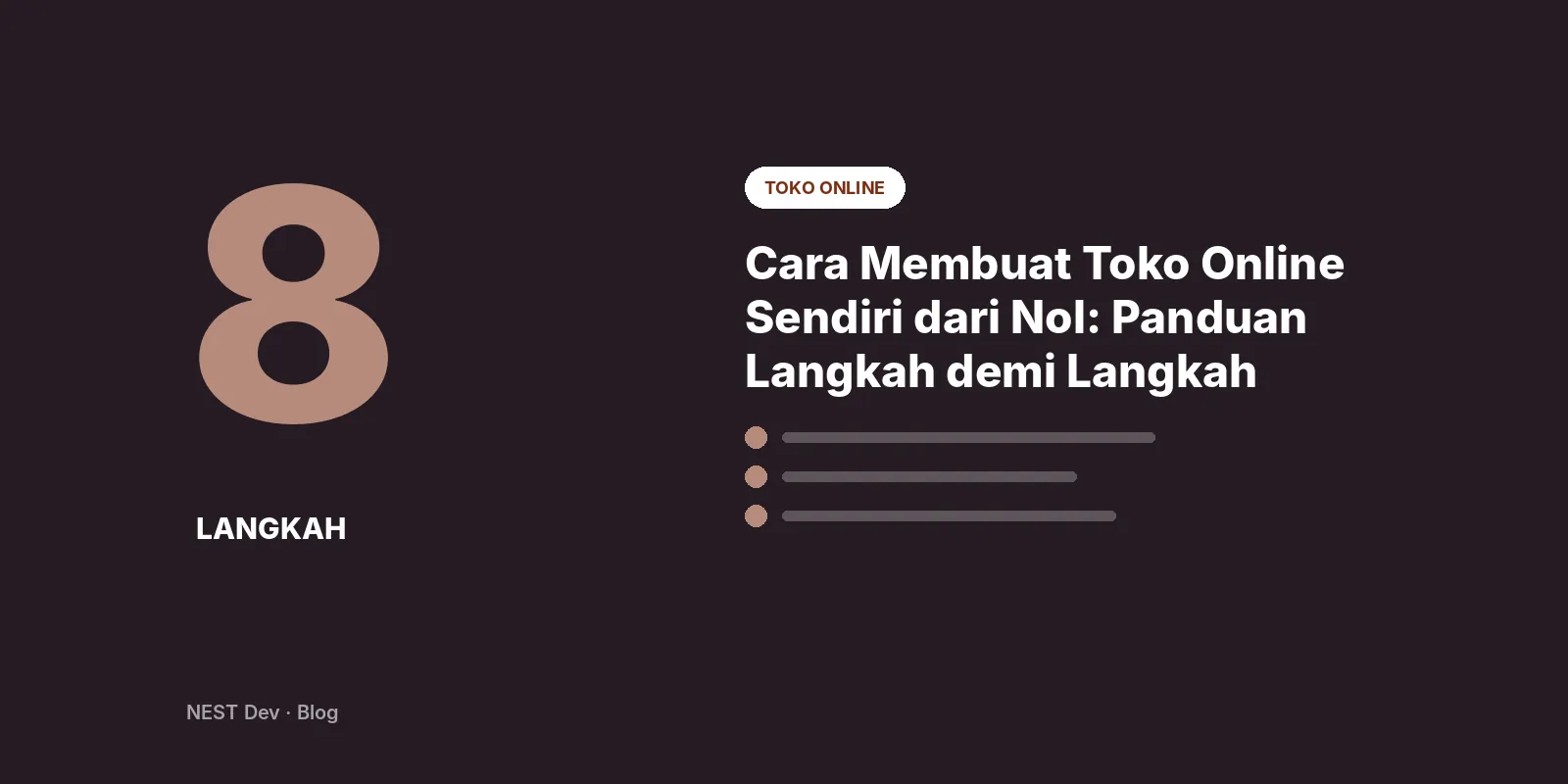 Cara Membuat Toko Online Sendiri dari Nol: Panduan Langkah demi Langkah