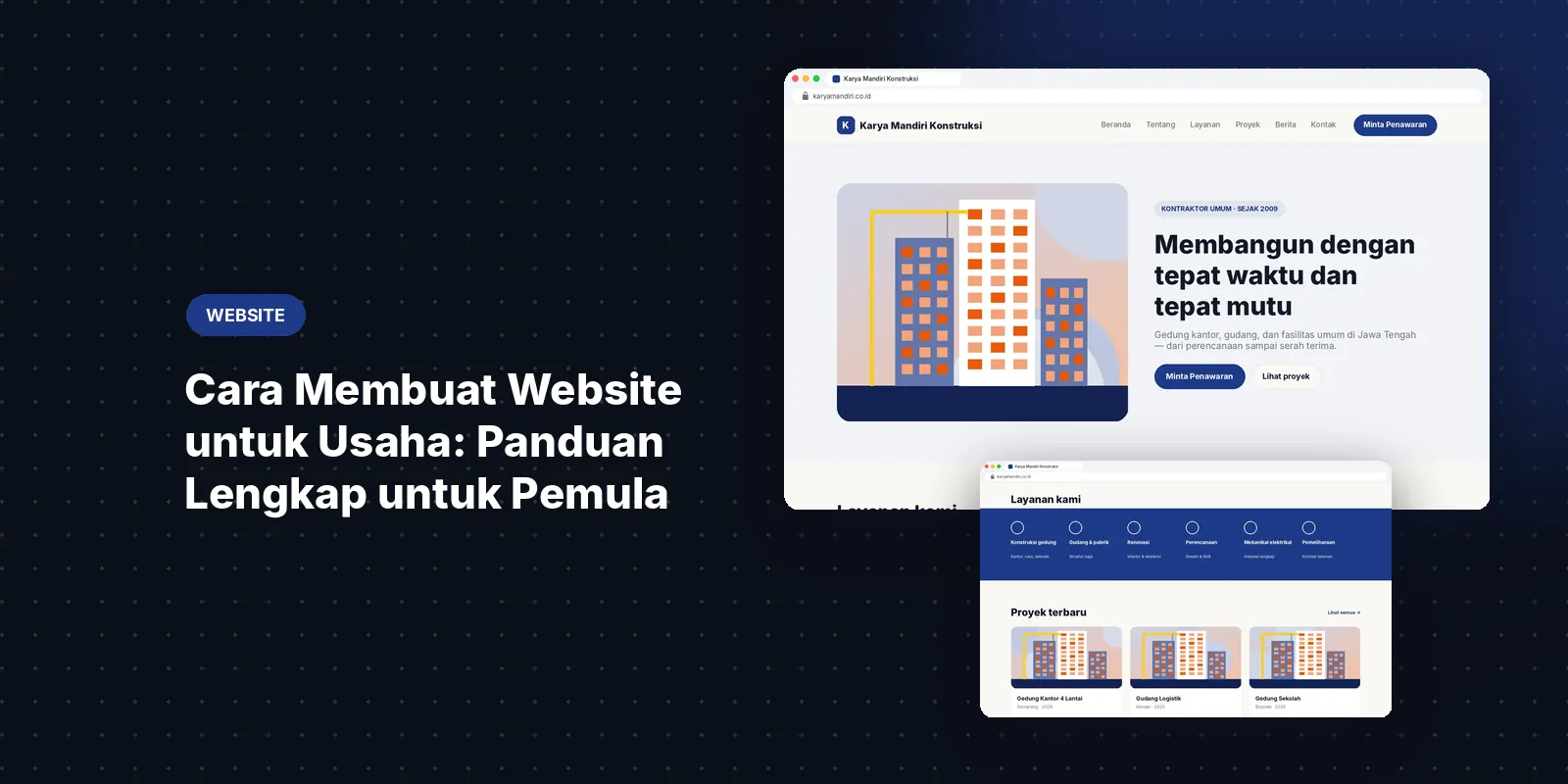 Cara Membuat Website untuk Usaha: Panduan Lengkap untuk Pemula