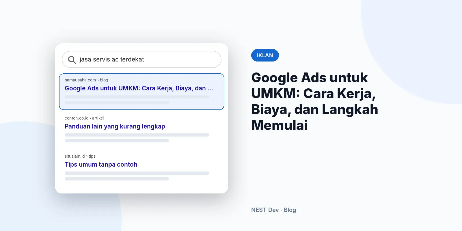 Google Ads untuk UMKM: Cara Kerja, Biaya, dan Langkah Memulai