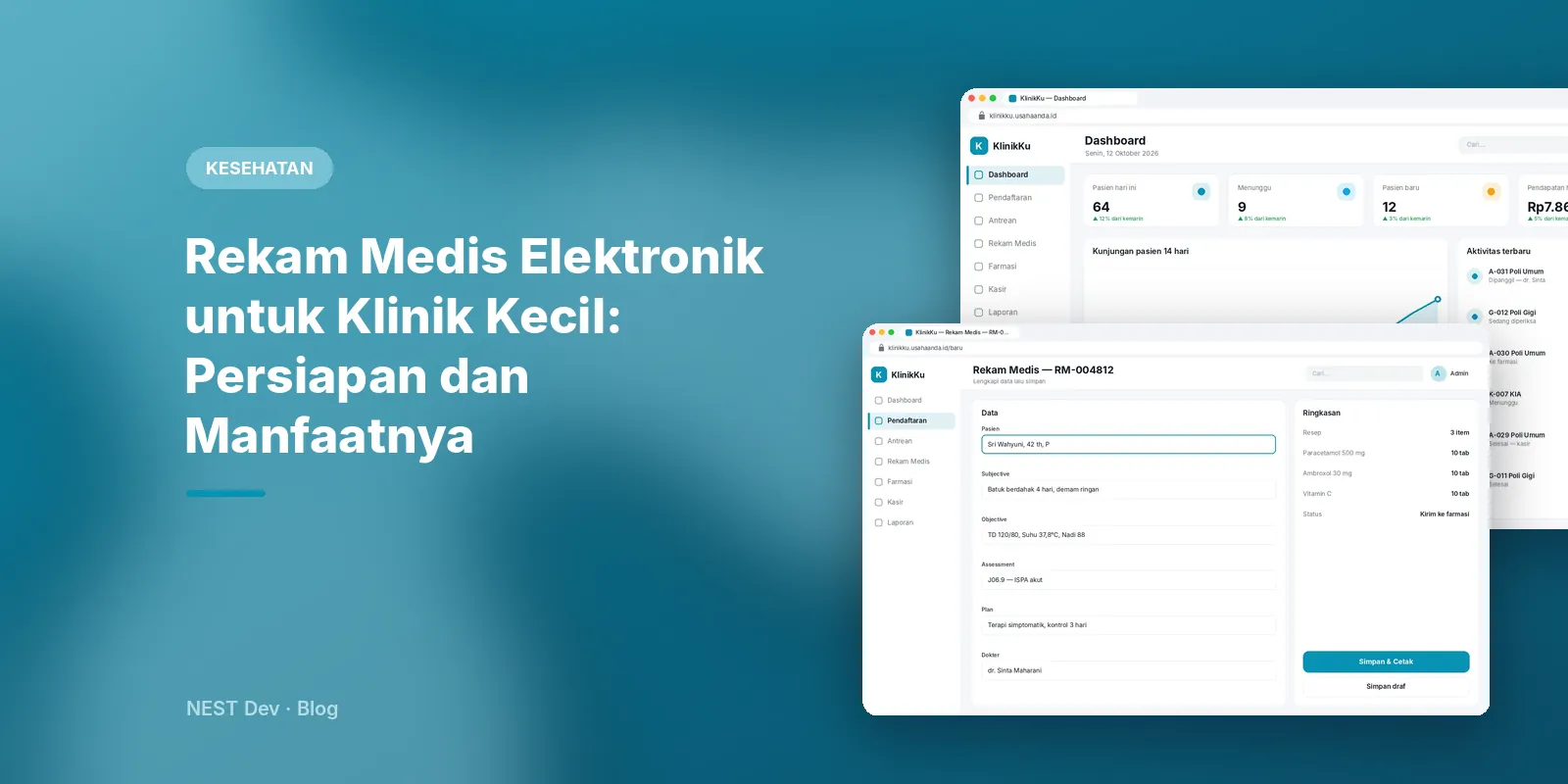 Rekam Medis Elektronik untuk Klinik Kecil: Persiapan dan Manfaatnya