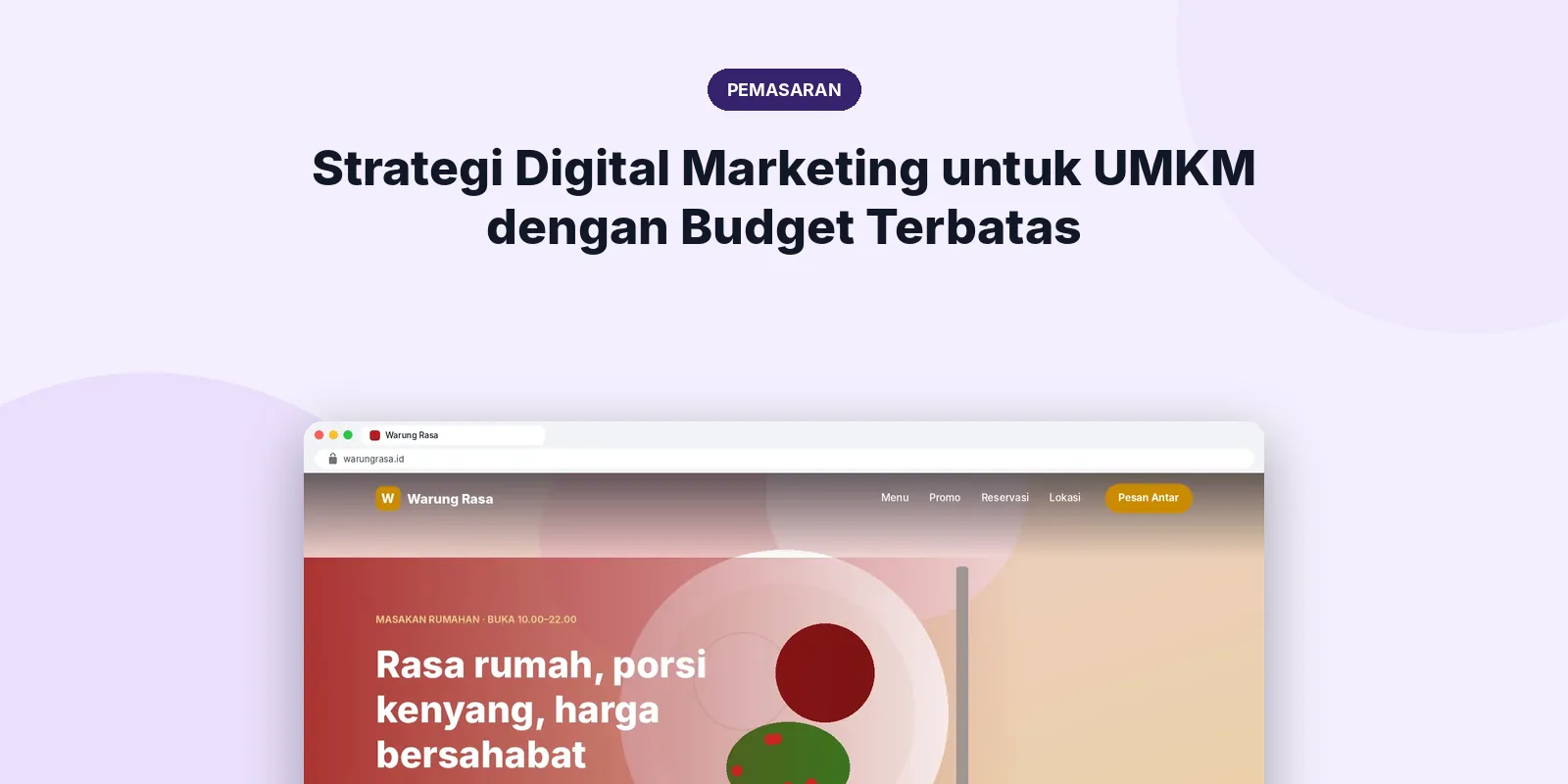 Strategi Digital Marketing untuk UMKM dengan Budget Terbatas