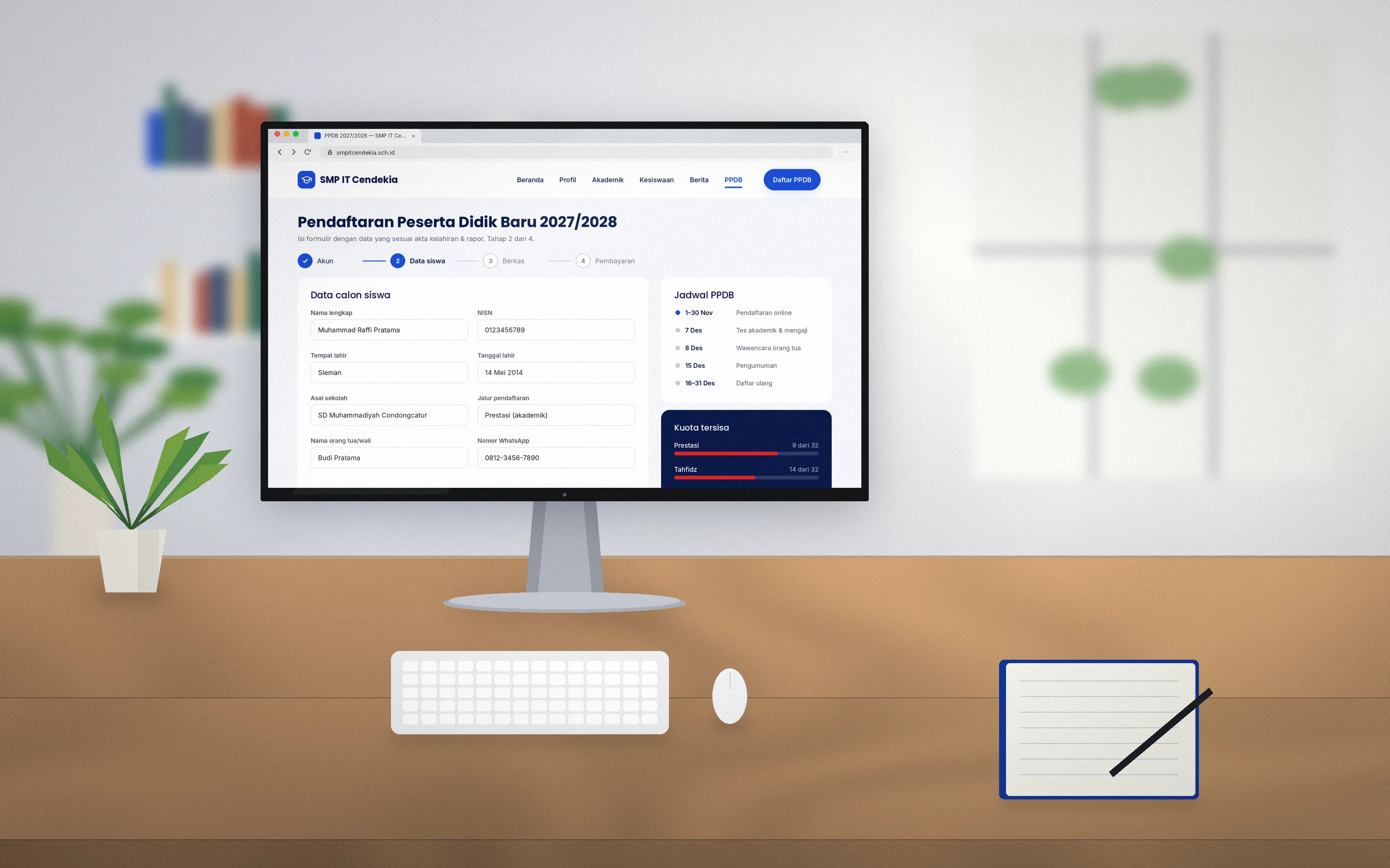 Website Sekolah dengan PPDB Online