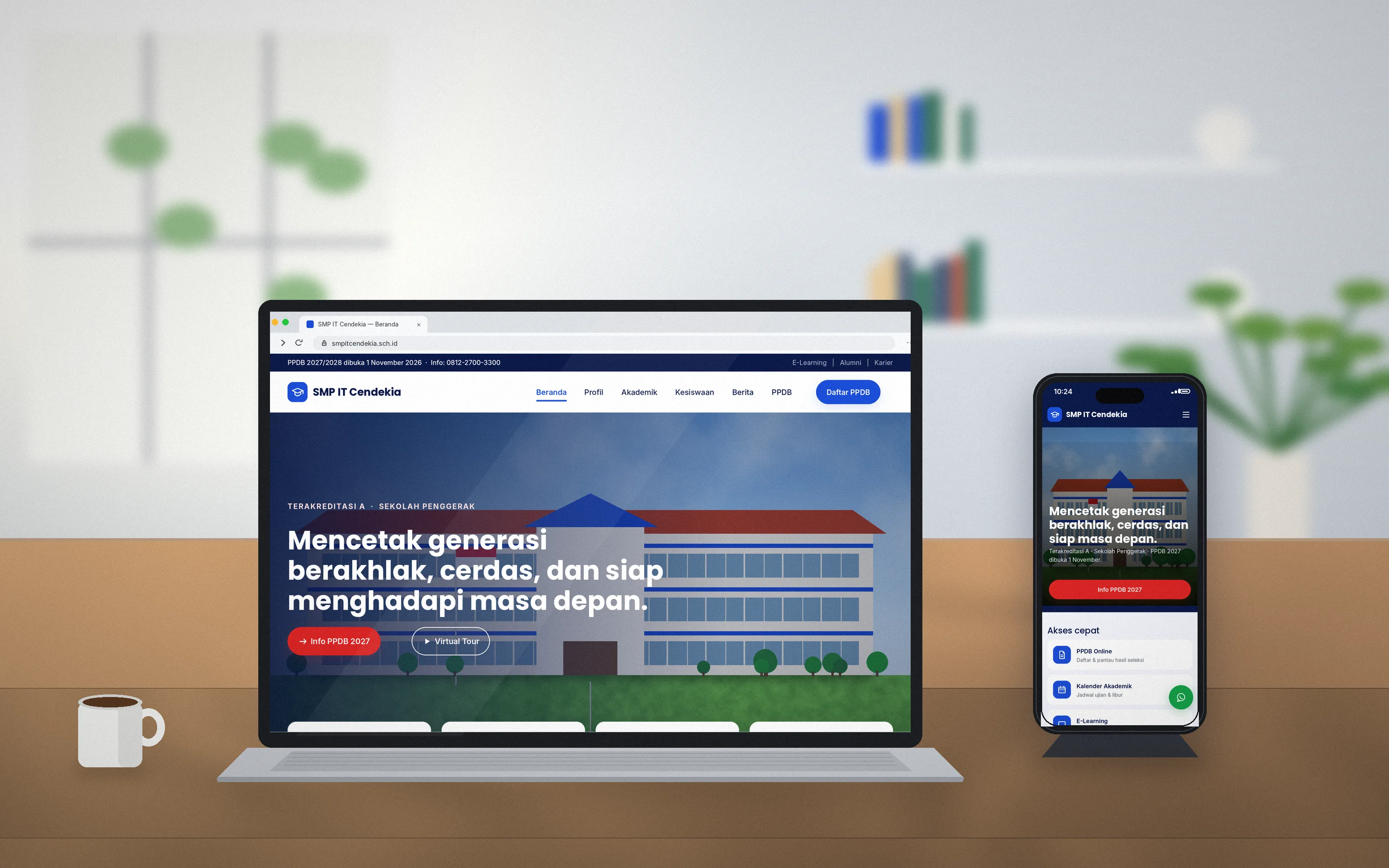Website Sekolah dengan PPDB Online
