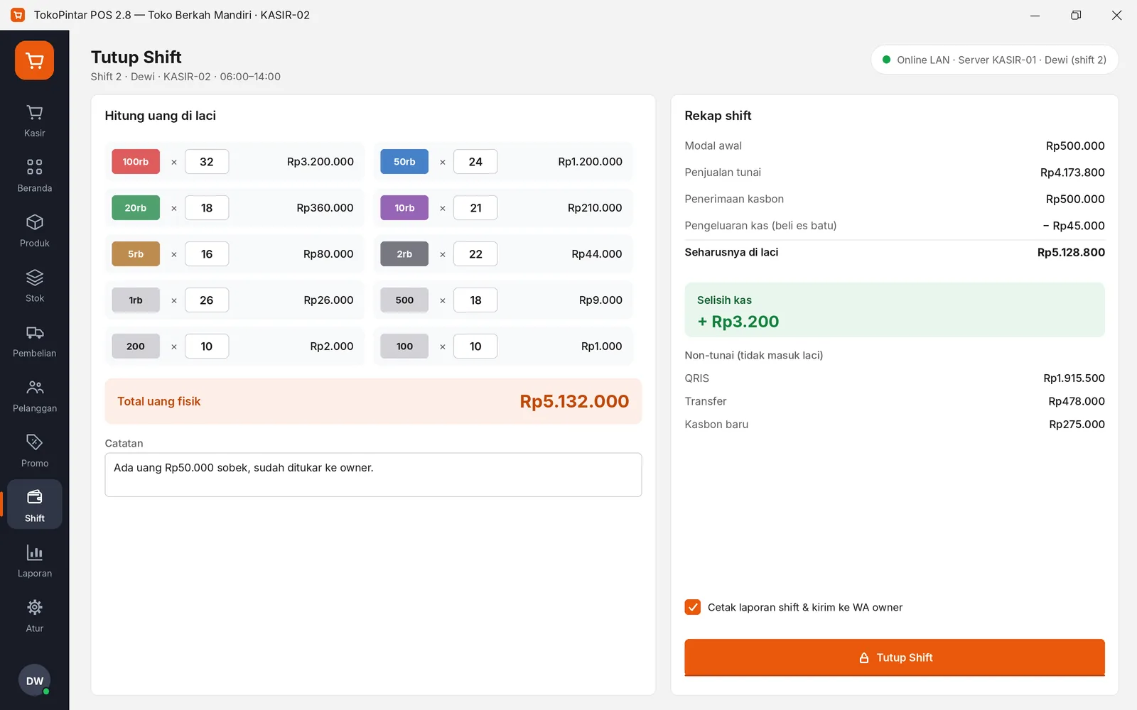 TokoPintar POS — Aplikasi Kasir Toko UMKM