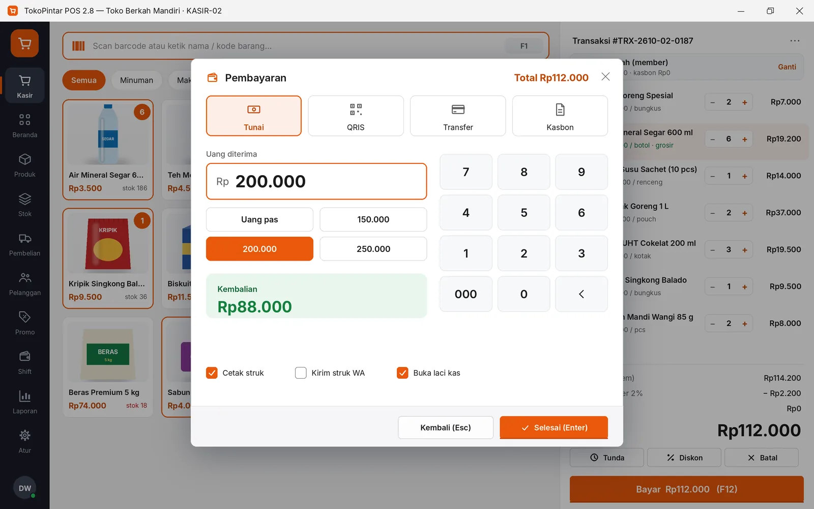 TokoPintar POS — Aplikasi Kasir Toko UMKM
