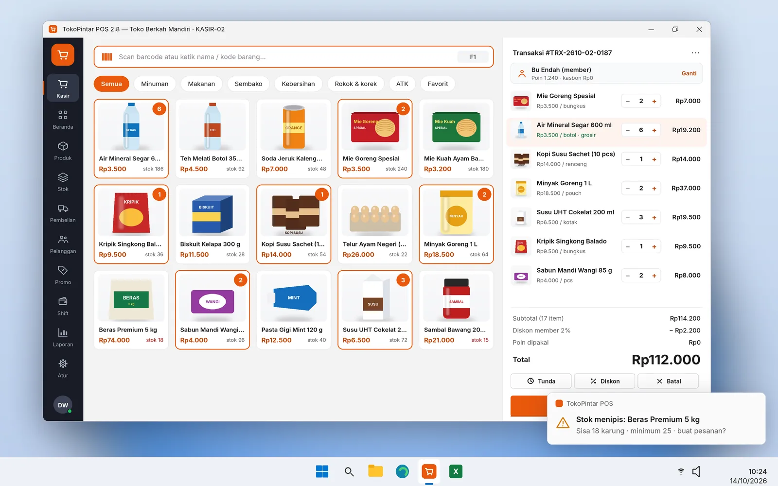 TokoPintar POS — Aplikasi Kasir Toko UMKM