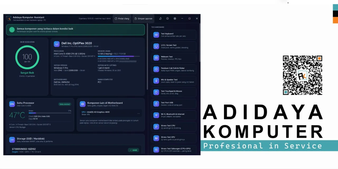 Aplikasi Desktop - Adidaya Komputer Assistant
